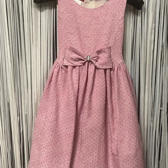 Princess Faith | Dresses | Princess Faith Embroidered Glitter Dress 8 |  Poshmark